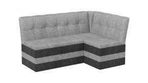 Скамья угловая «Оскар» исп. 2 Микровелюр Wellmart Silver, Graphite в Югорске - yugorsk.mebel-tymen.ru | фото