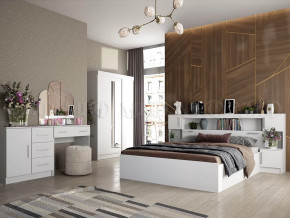 Спальный гарнитур Басямиф, белый в Югорске - yugorsk.mebel-tymen.ru | фото