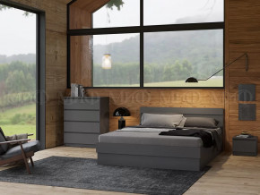 Спальный гарнитур Челси Графит в Югорске - yugorsk.mebel-tymen.ru | фото