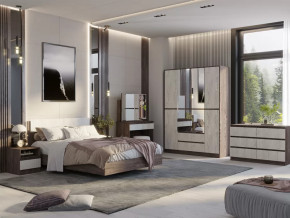 Спальный гарнитур Милана Ясень анкор/Дуб эльза в Югорске - yugorsk.mebel-tymen.ru | фото