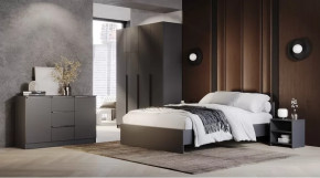 Спальный гарнитур Элегант Графит в Югорске - yugorsk.mebel-tymen.ru | фото