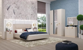 Спальня №1 "Капри" Сатин в Югорске - yugorsk.mebel-tymen.ru | фото