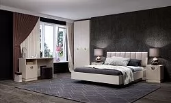 Спальня №2 "Капри" Сатин в Югорске - yugorsk.mebel-tymen.ru | фото