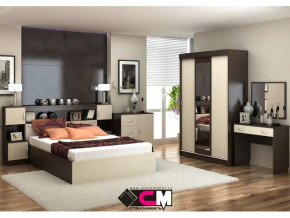 Спальня Басса Венге/Дуб белфорт в Югорске - yugorsk.mebel-tymen.ru | фото