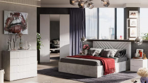 Спальня «Хилтон» Ателье светлый в Югорске - yugorsk.mebel-tymen.ru | фото