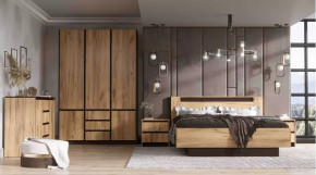 Спальня серия Бостон дуб вотан в Югорске - yugorsk.mebel-tymen.ru | фото