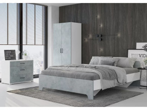 Спальня Victor Белый-бетон в Югорске - yugorsk.mebel-tymen.ru | фото