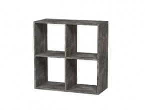 Стеллаж 4 секции графит Герда в Югорске - yugorsk.mebel-tymen.ru | фото