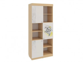 Стеллаж Форсаж дуб сонома/белый в Югорске - yugorsk.mebel-tymen.ru | фото