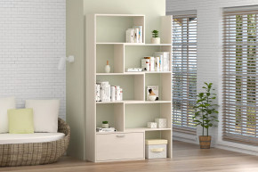 Стеллаж раздвижной, 718/1300 мм бодега белая Диал в Югорске - yugorsk.mebel-tymen.ru | фото