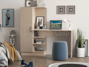 Стол компьютерный №1 Дуб беленый в Югорске - yugorsk.mebel-tymen.ru | фото