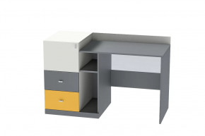 Стол письменный Клео Ст-1, 1300 мм, графит, миндаль, солнечный Диал в Югорске - yugorsk.mebel-tymen.ru | фото