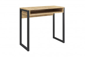 Стол письменный Леонардо, дуб бунратти/черный в Югорске - yugorsk.mebel-tymen.ru | фото