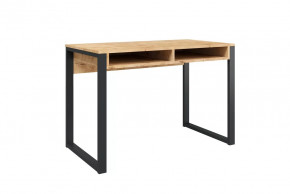 Стол письменный Лунар, дуб бунратти/черный в Югорске - yugorsk.mebel-tymen.ru | фото