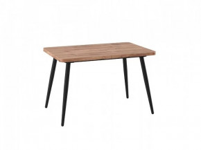 Стол раздвижной Borg radial-120, Дуб Веллингтон/черный в Югорске - yugorsk.mebel-tymen.ru | фото