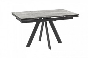 Стол раздвижной Jack-140, stone grey st cer/черный в Югорске - yugorsk.mebel-tymen.ru | фото