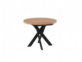 Стол раздвижной RONALDO-100, дуб велингтон/черный в Югорске - yugorsk.mebel-tymen.ru | фото