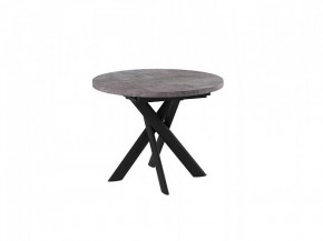 Стол раздвижной RONALDO-100, дымчатая керамика/черный в Югорске - yugorsk.mebel-tymen.ru | фото