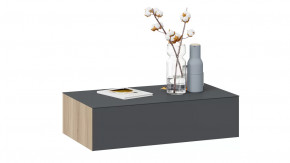 Стол туалетный Глосс Яблоня Беллуно, Стекло Графит матовый в Югорске - yugorsk.mebel-tymen.ru | фото