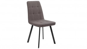 Стул «Рони»  Черный муар, Микровелюр BRENDY Latte в Югорске - yugorsk.mebel-tymen.ru | фото
