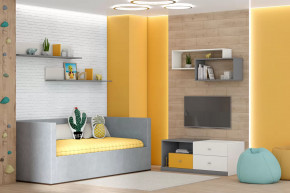 Тумба Клео Т-1, 1200 мм, графит, миндаль, солнечный Диал в Югорске - yugorsk.mebel-tymen.ru | фото