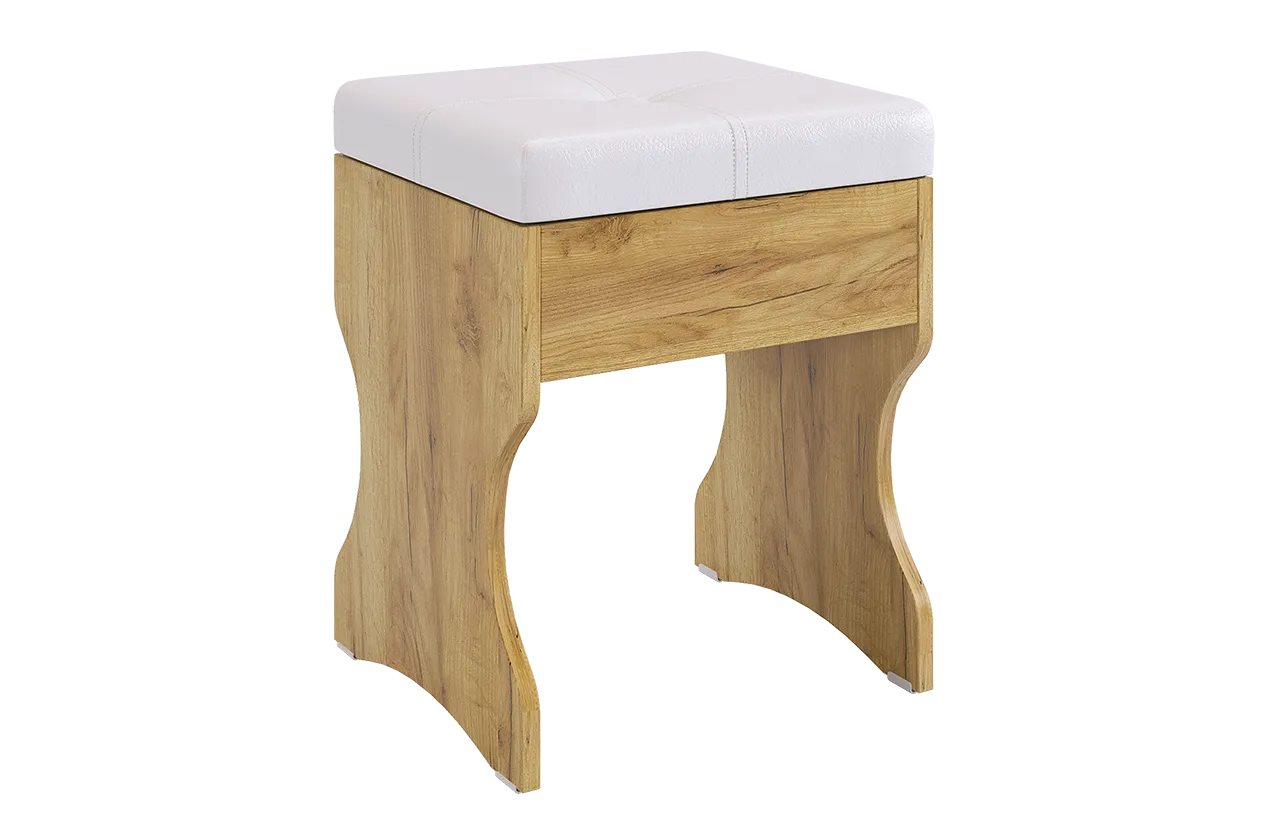 Пуф Виктория-1 дуб крафт золотой в Югорске - yugorsk.mebel-tymen.ru | фото