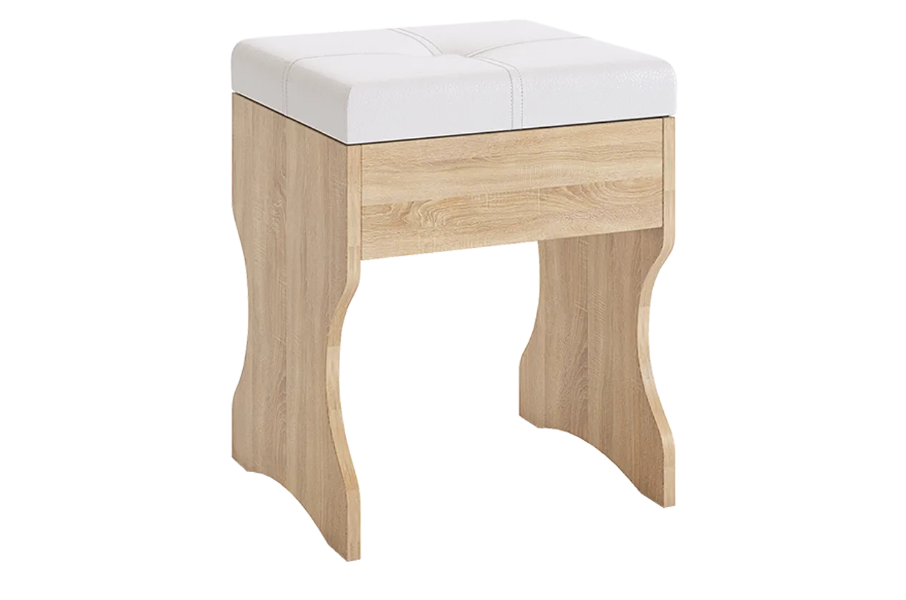 Пуф Виктория-1 дуб сонома в Югорске - yugorsk.mebel-tymen.ru | фото